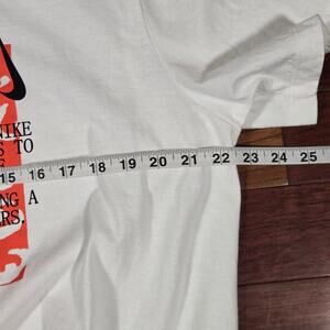 The Nike Tee White Orange XL